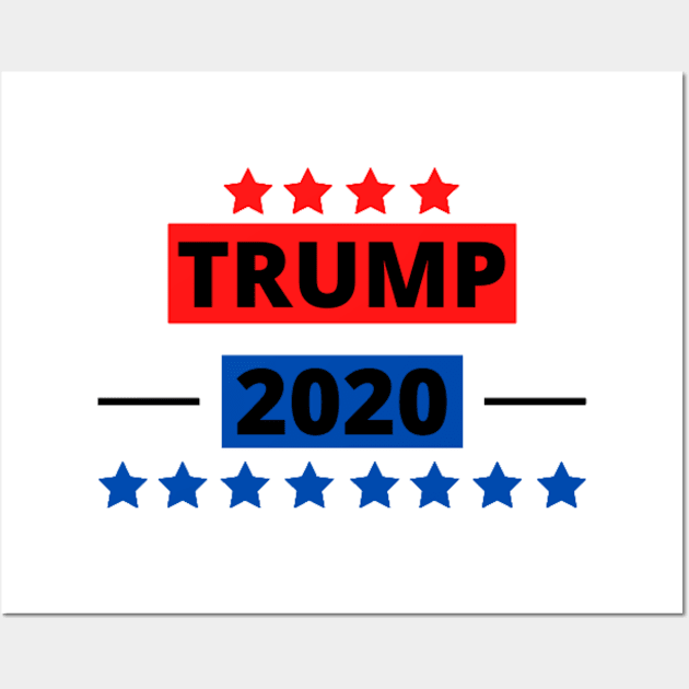 DONALD TRUMP AND PENCE PRESIDENT 2020 Wall Art by Rebelion